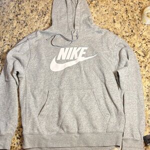 Nike Heather Gray Pullover Hoodie